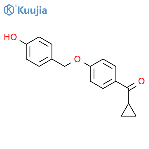 cyclopropyl(4-hydroxyphenyl)methanone structure