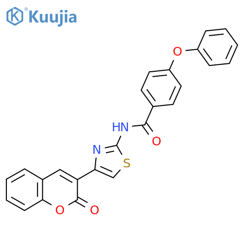N-4-(2-oxo-2H-chromen-3-yl)-1,3-thiazol-2-yl-4-phenoxybenzamide structure