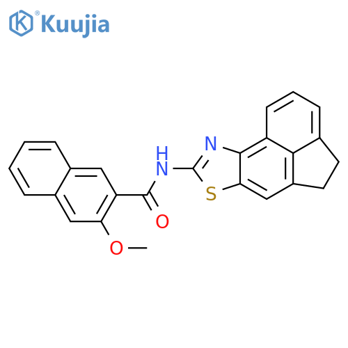 3-methoxy-N-{5-thia-3-azatetracyclo6.6.1.0^{2,6}.0^{11,15}pentadeca-1(15),2(6),3,7,11,13-hexaen-4-yl}naphthalene-2-carboxamide structure