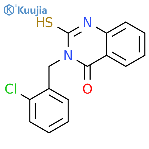 3-(2-Chloro-benzyl)-2-mercapto-3H-quinazolin-4-one structure