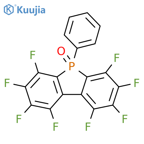 5H-Dibenzophosphole, 1,2,3,4,6,7,8,9-octafluoro-5-phenyl-, 5-oxide structure