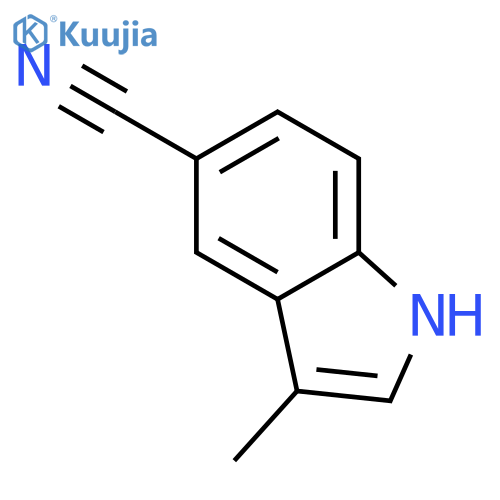 3-Methyl-1H-indole-5-carbonitrile structure