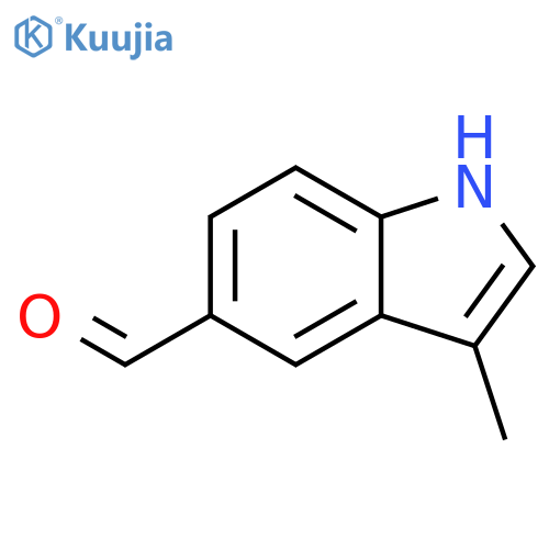 1H-Indole-5-carboxaldehyde,3-methyl- structure
