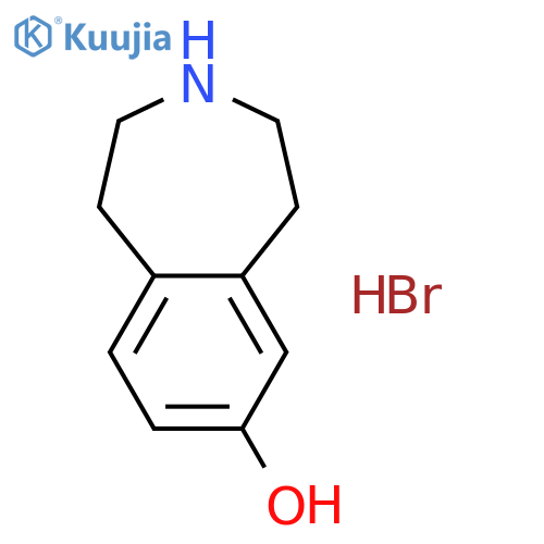 2,3,4,5-TETRAHYDRO-1H-BENZODAZEPIN-7-OL HBR structure