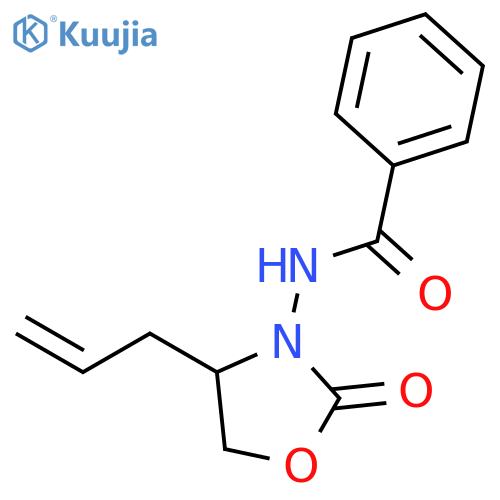 Benzamide, N-[2-oxo-4-(2-propenyl)-3-oxazolidinyl]- (9CI) structure