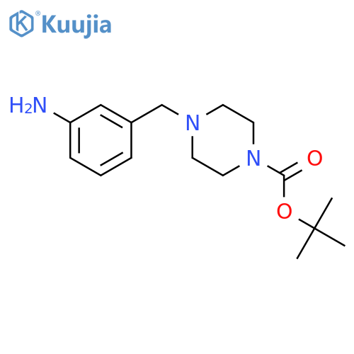 Tert-Butyl 4-(3-Aminobenzyl)piperazine-1-carboxylate structure