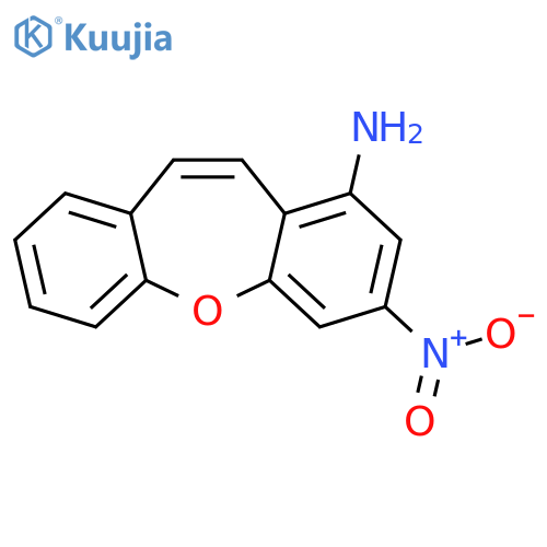 3-Nitro-dibenzo[b,f]oxepin-1-ylamine structure