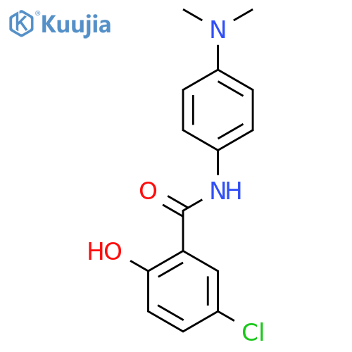 Benzamide, 5-chloro-N-[4-(dimethylamino)phenyl]-2-hydroxy- structure