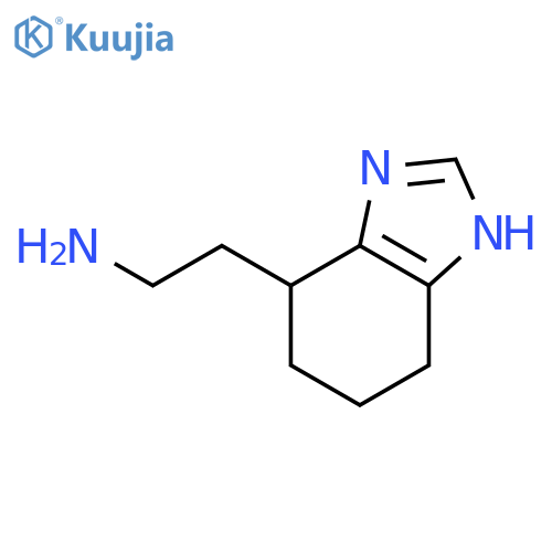 1H-Benzimidazole-4-ethanamine, 4,5,6,7-tetrahydro- (9CI) structure