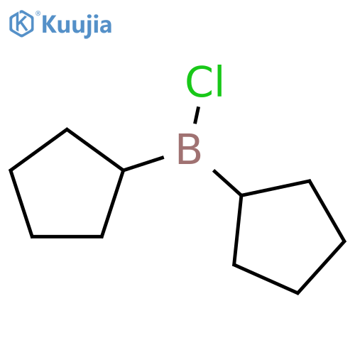 Borane, chlorodicyclopentyl- structure