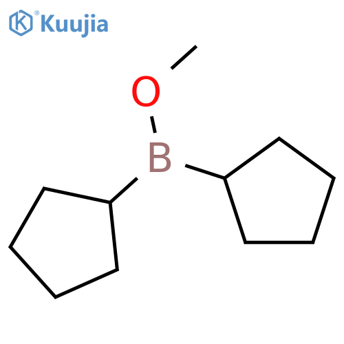 borinic acid, dicyclopentyl-, methyl ester (6ci,9ci) structure