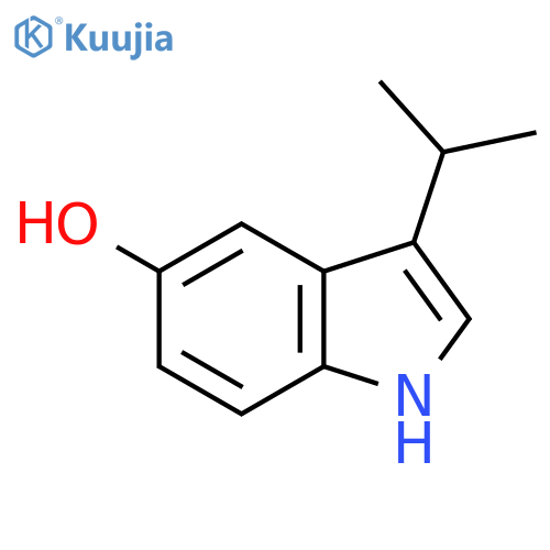 3-Isopropyl-1H-indol-5-ol structure