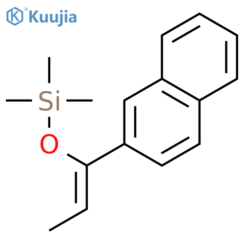Silane, trimethyl[[1-(2-naphthalenyl)-1-propenyl]oxy]- structure