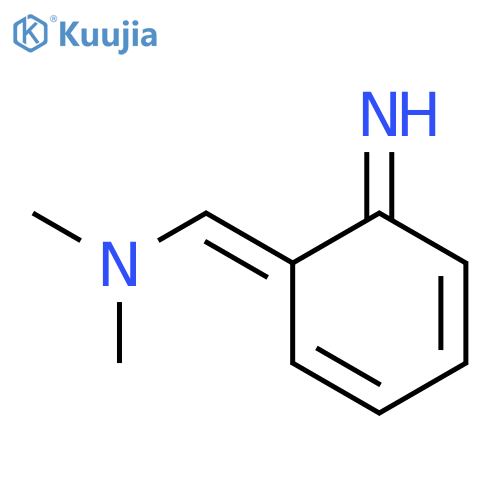 Methanamine, 1-(6-imino-2,4-cyclohexadien-1-ylidene)-N,N-dimethyl-, (1E)- structure