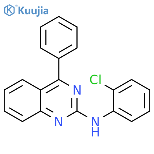 N-(2-chlorophenyl)-4-phenylquinazolin-2-amine structure