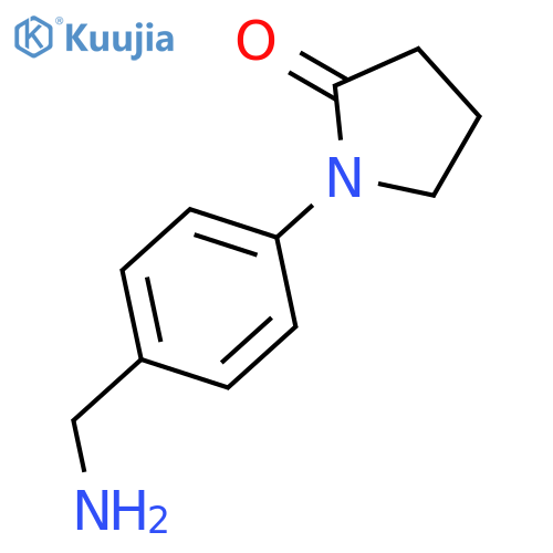 1-4-(Aminomethyl)phenyl-2-pyrrolidinone Hydrochloride structure