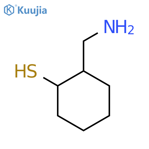 2-(aminomethyl)cyclohexane-1-thiol structure