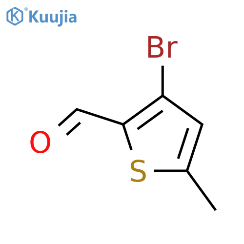 3-Bromo-5-methylthiophene-2-carboxadehyde structure
