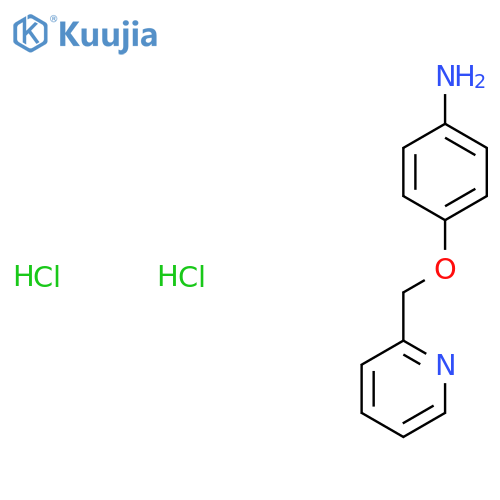 4-(Pyridin-2-ylmethoxy)aniline dihydrochloride structure