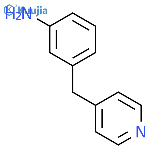 Benzenamine, 3-(4-pyridinylmethyl)- structure
