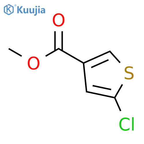 Methyl 5-chlorothiophene-3-carboxylate structure