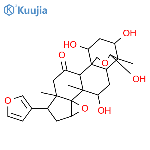 14,15:19,29-Diepoxy-1,3,7,29-tetrahydroxy-11-meliacanone; (1α,3α,7α,14β,15β,29R)-form structure
