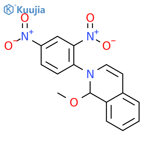 Isoquinoline,2-(2,4-dinitrophenyl)-1,2-dihydro-1-methoxy- structure