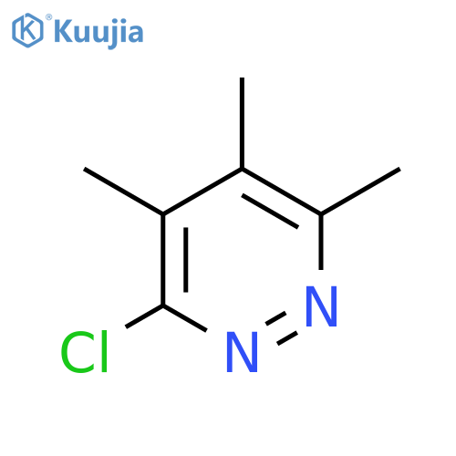 3-Chloro-4,5,6-trimethylpyridazine structure