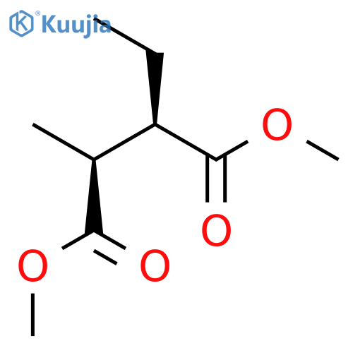 Butanedioic acid, 2-ethyl-3-methyl-, dimethyl ester, (R*,S*)- structure