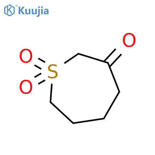 Thiepan-3-one 1,1-dioxide structure