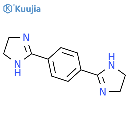 1H-Imidazole, 2,2'-(1,4-phenylene)bis[4,5-dihydro- structure