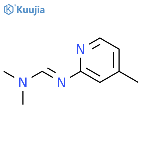 Methanimidamide, N,N-dimethyl-N'-(4-methyl-2-pyridinyl)- structure