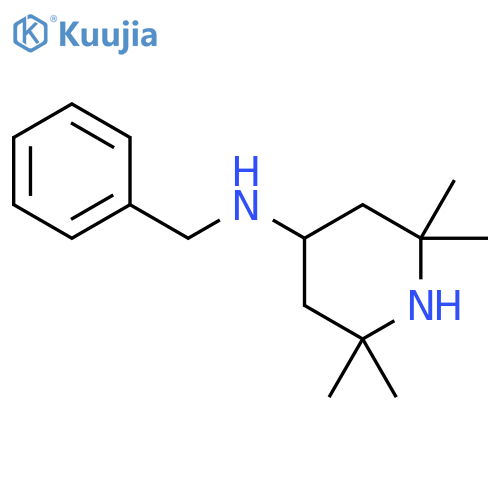 N-Benzyl-2,2,6,6-tetramethylpiperidin-4-amine structure