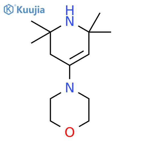 Morpholine, 4-(1,2,3,6-tetrahydro-2,2,6,6-tetramethyl-4-pyridinyl)- structure