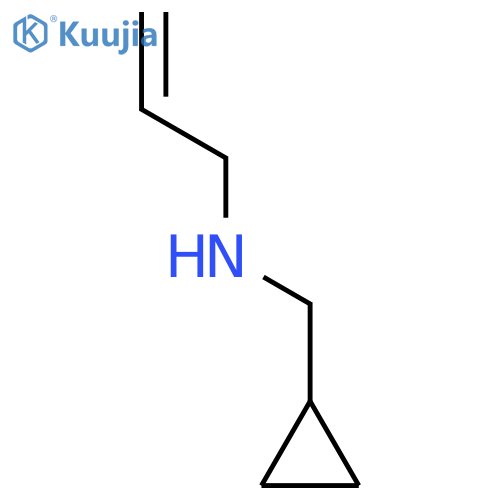 (Cyclopropylmethyl)(prop-2-en-1-yl)amine structure