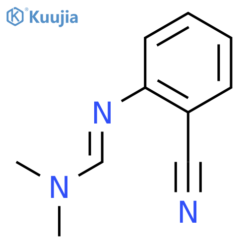 N'-(2-cyanophenyl)-N,N-dimethylmethanimidamide structure