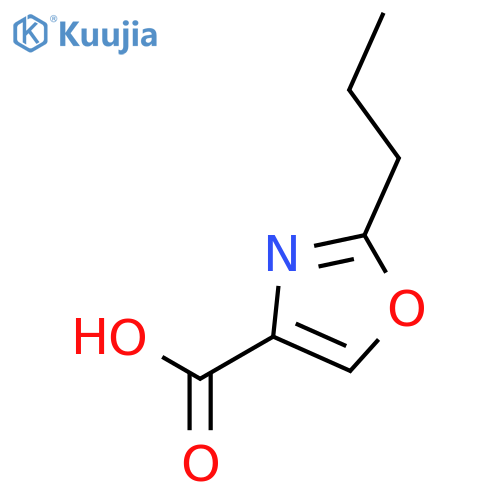 2-propyl-1,3-oxazole-4-carboxylic acid structure