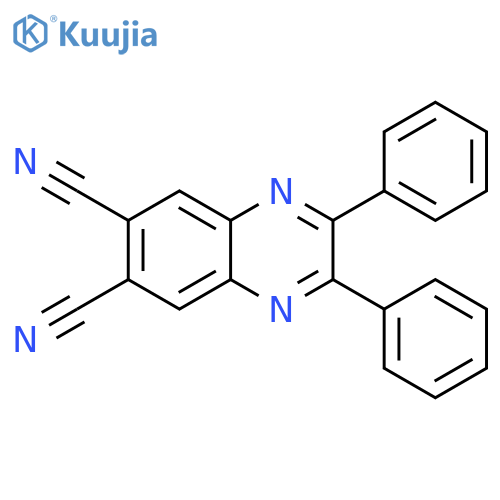 2,3-diphenylquinoxaline-6,7-dicarbonitrile structure