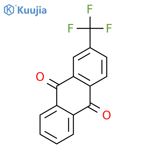 9,10-Anthracenedione, 2-(trifluoromethyl)- structure
