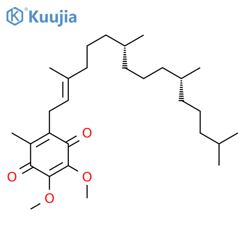 2,5-Cyclohexadiene-1,4-dione,2,3-dimethoxy-5-methyl-6-[(2E,7R,11R)-3,7,11,15-tetramethyl-2-hexadecen-1-yl]- structure