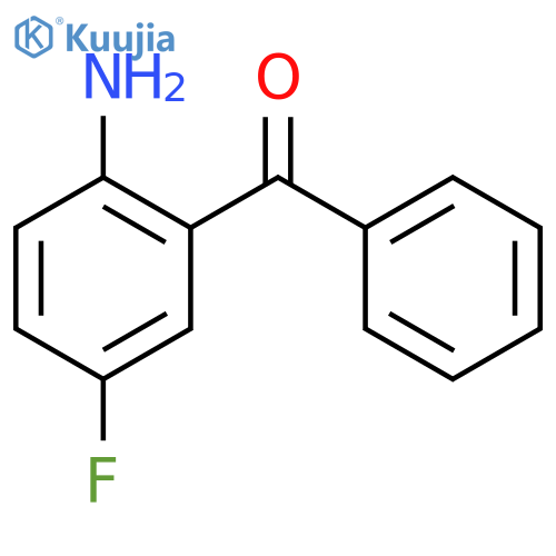 2-Amino-5-fluorobenzophenone structure