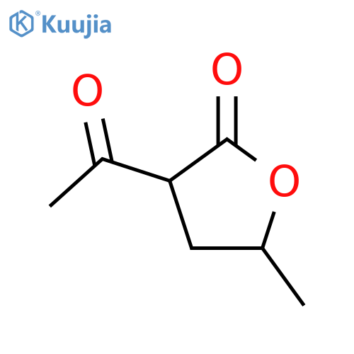 3-acetyl-5-methyloxolan-2-one, Mixture of diastereomers structure