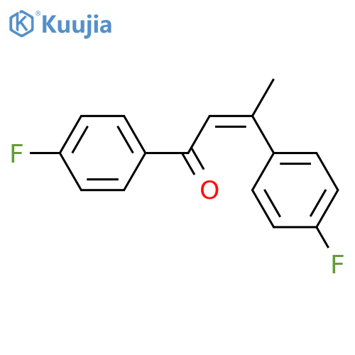 2-Buten-1-one, 1,3-bis(4-fluorophenyl)- structure
