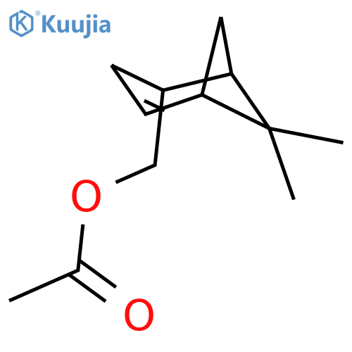 Bicyclo[3.1.1]hept-2-ene-2-methanol,6,6-dimethyl-, 2-acetate, (1R,5S)- structure