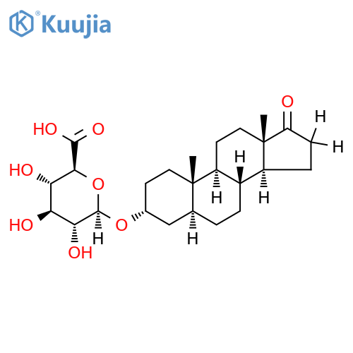 5α-Androstan-3α-ol-17-one-16,16-d2 Glucosiduronate structure