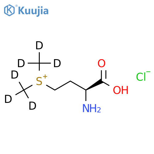 L-Methionine-d3 (S-methyl-d3) Methyl-d3 Sulfonium Chloride structure