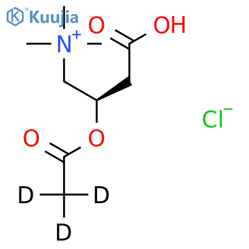 Acetyl-d3 L-Carnitine Hydrochloride structure