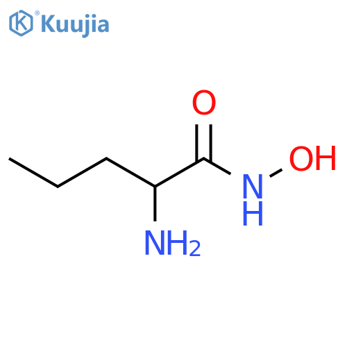 N-hydroxy2-aminopentanimidic acid structure