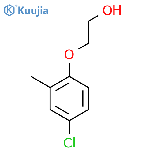 2-(4-chloro-2-methylphenoxy)ethanol structure