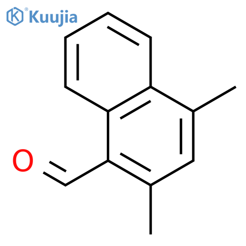 1-NAPHTHALENECARBOXALDEHYDE, 2,4-DIMETHYL- structure
